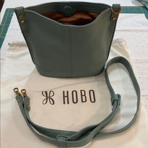 NEW HOBO Seafoam Leather Hobo Bag